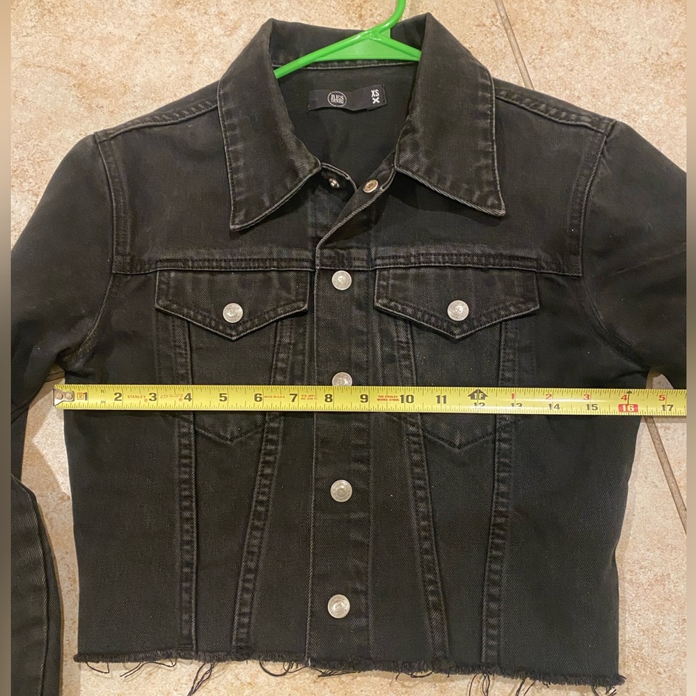 Cropped Denim Jacket - image 4